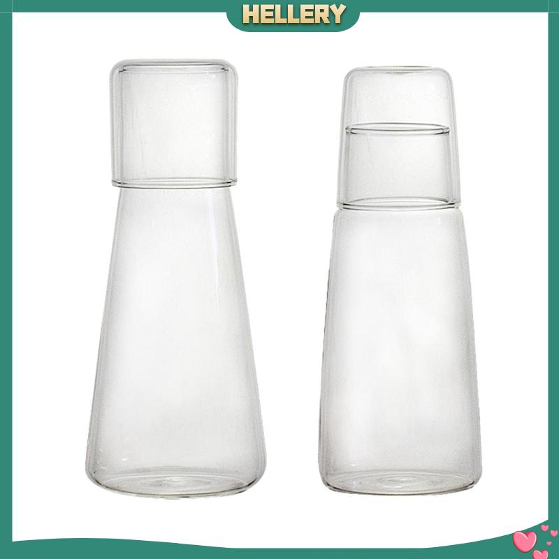 Bình Nước Dung Tích Lớn Có Cốc Thủy Tinh Cho Phòng Tắm