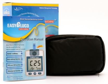 Máy đo đường huyết Hàn Quốc EasyGluco (TẶNG QUE THỬ) bảo hành vĩnh viễn máy đo tiểu đường easy gluco như Omron On Call