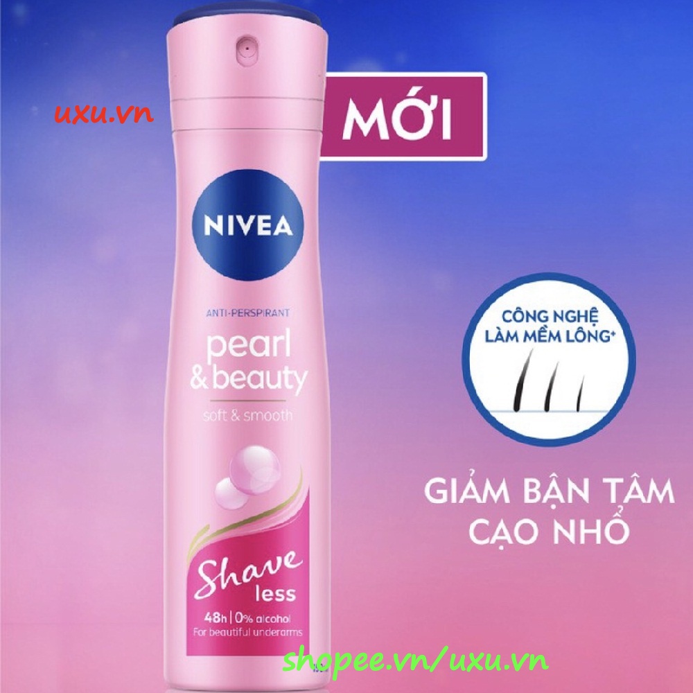 Xịt Khử Mùi Nữ 150Ml Nivea Ngọc Trai Pearl & Beauty, Với uxu.vn Tất Cả Là Chính Hãng.