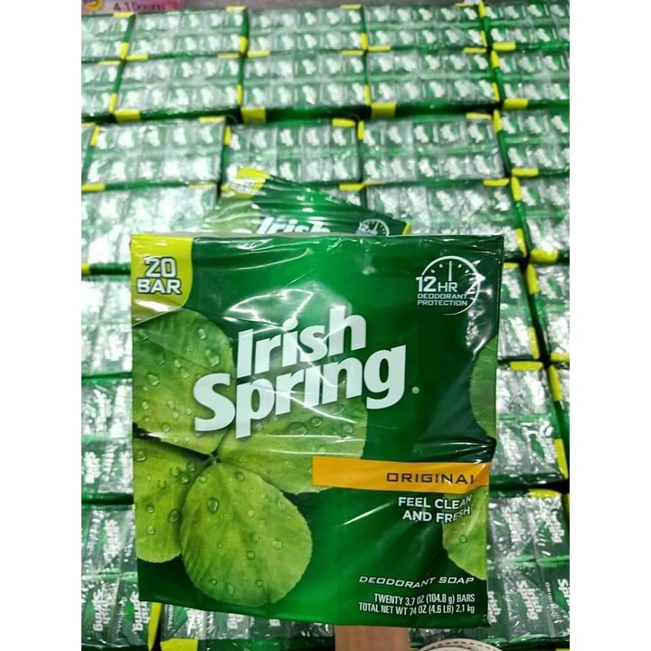 Xà Phòng Diệt Khuẩn Irish Spring Deodorant Soap Original làm sạch da không gây kích ứng - EDS Hàng Mỹ