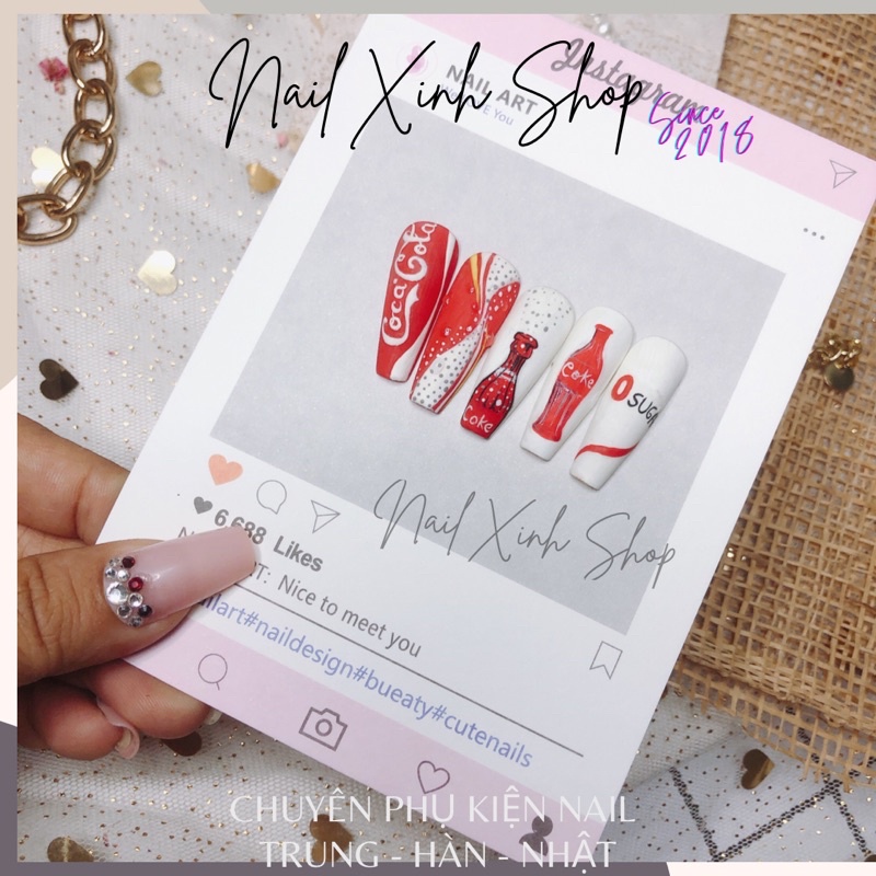 Giấy nail box gắn móng đẹp giá rẻ