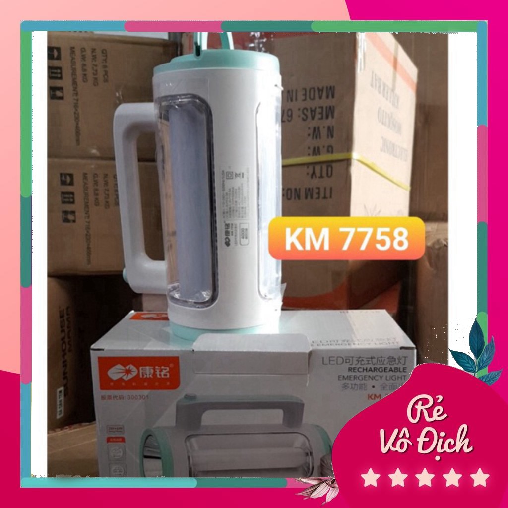 Đèn Sạc Tích Điện KM-7758 siêu bền đẹp