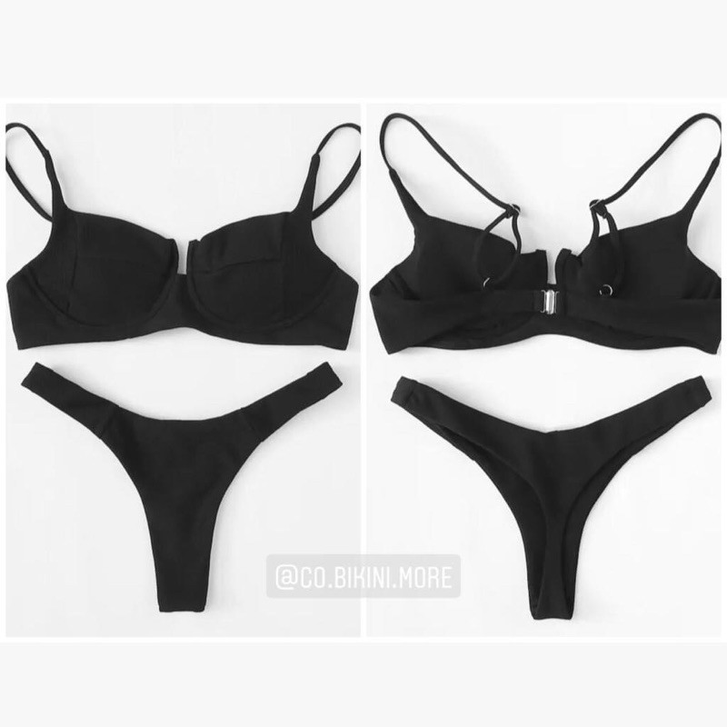 [BKN85] <ÂU> SET BIKINI BASIC VẢI GÂN 4 MÀU (CÓ GỌNG) | BigBuy360 - bigbuy360.vn