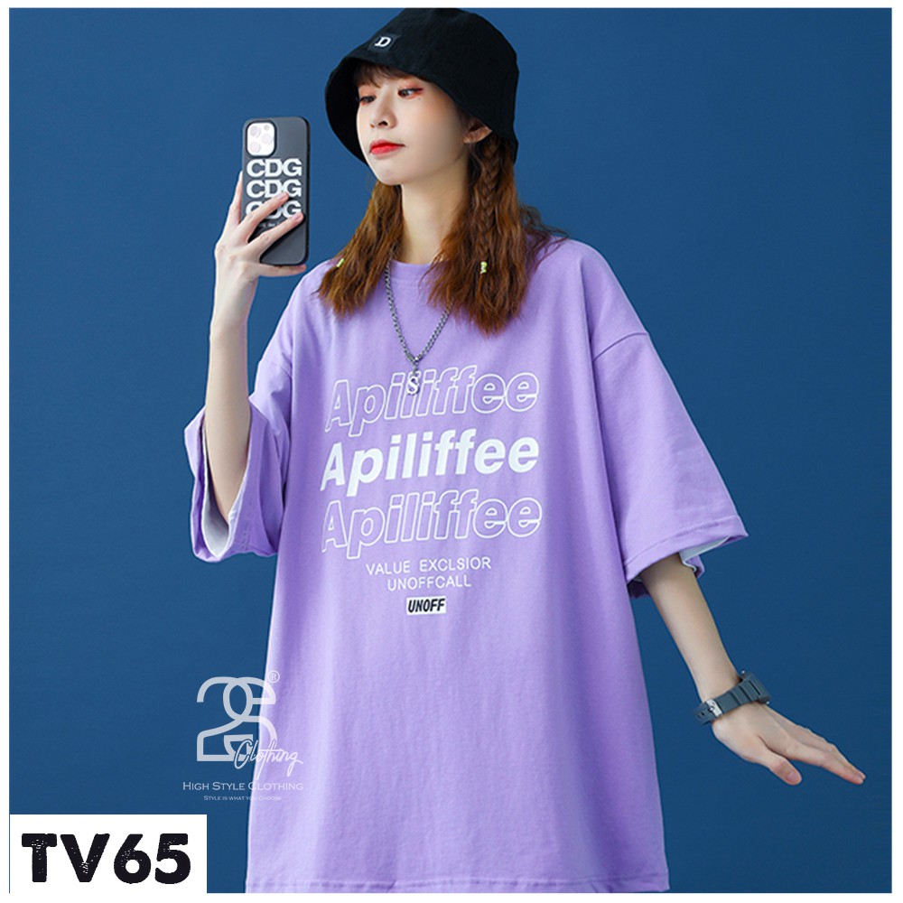 Áo Phông Nữ Tay Lỡ Form Rộng 2s Clothing Unisex Áo Thun Unisex Cotton Oversize Form Rộng Giá Rẻ In Hình Chữ Cá Tính TV65 | BigBuy360 - bigbuy360.vn
