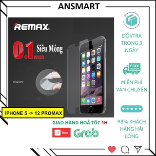 CƯỜNG LỰC Iphone Siêu Mỏng DÀNH CHO iPhone 5/6/7/8/X/XS/XR/XSMAX/11/12 Series  CƯỜNG LỰC REMAX SIÊU MỎNG( ANSMART )