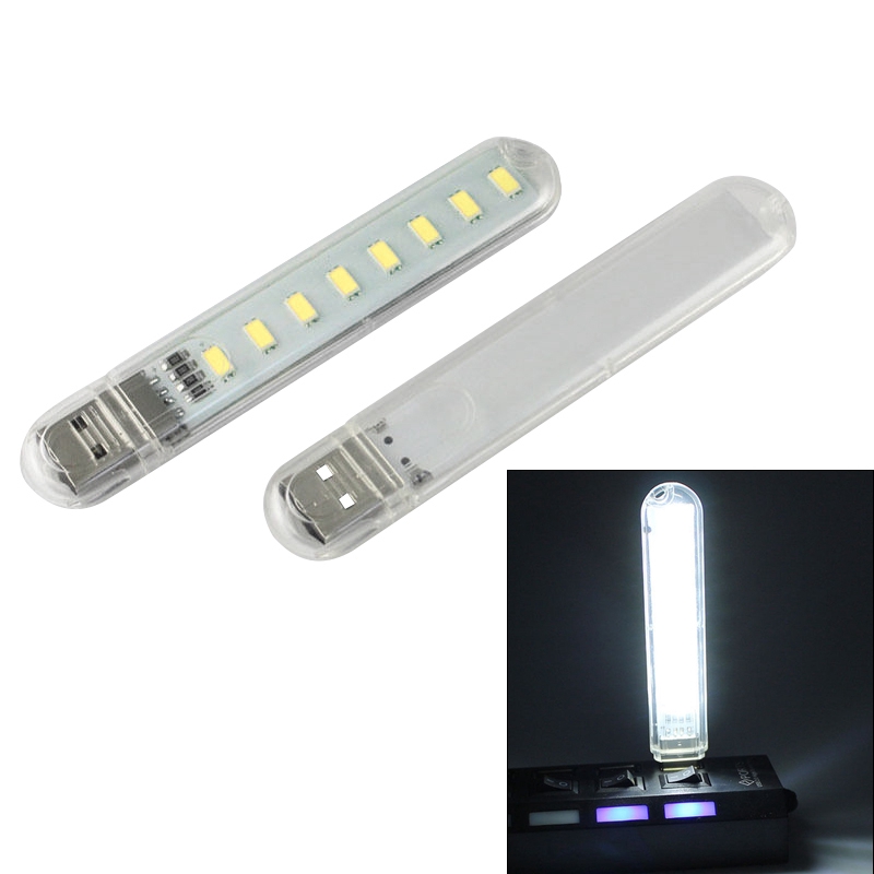 Đèn Led 8 Bóng Cổng Usb Di Động Tiện Dụng