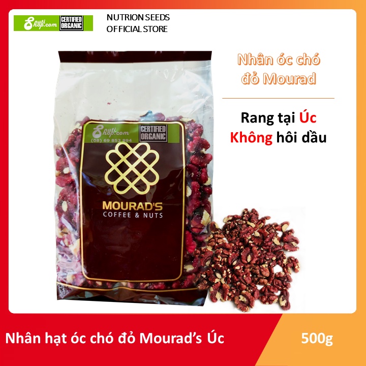 [KHÔNG HÔI DẦU] Nhân óc chó đỏ Mourad's cao cấp trực tiếp sấy từ Úc dùng để nấu sữa, ăn kiêng, ăn vặt siêu hot