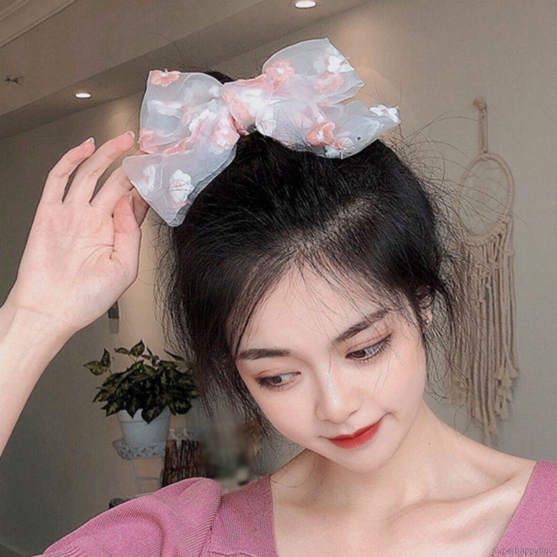 Kẹp Tóc Đính Hoa Phong Cách Hàn Quốc Xinh Xắn Cho Nữ