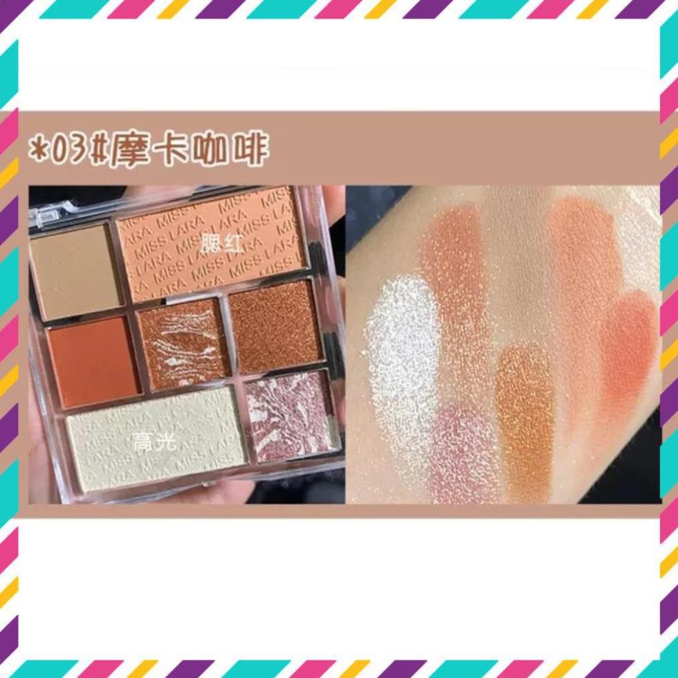 [HOT DEAL]  BẢNG MẮT HIGHLIGHT MÁ HỒNG 3 IN 1 MISS LARA | BigBuy360 - bigbuy360.vn