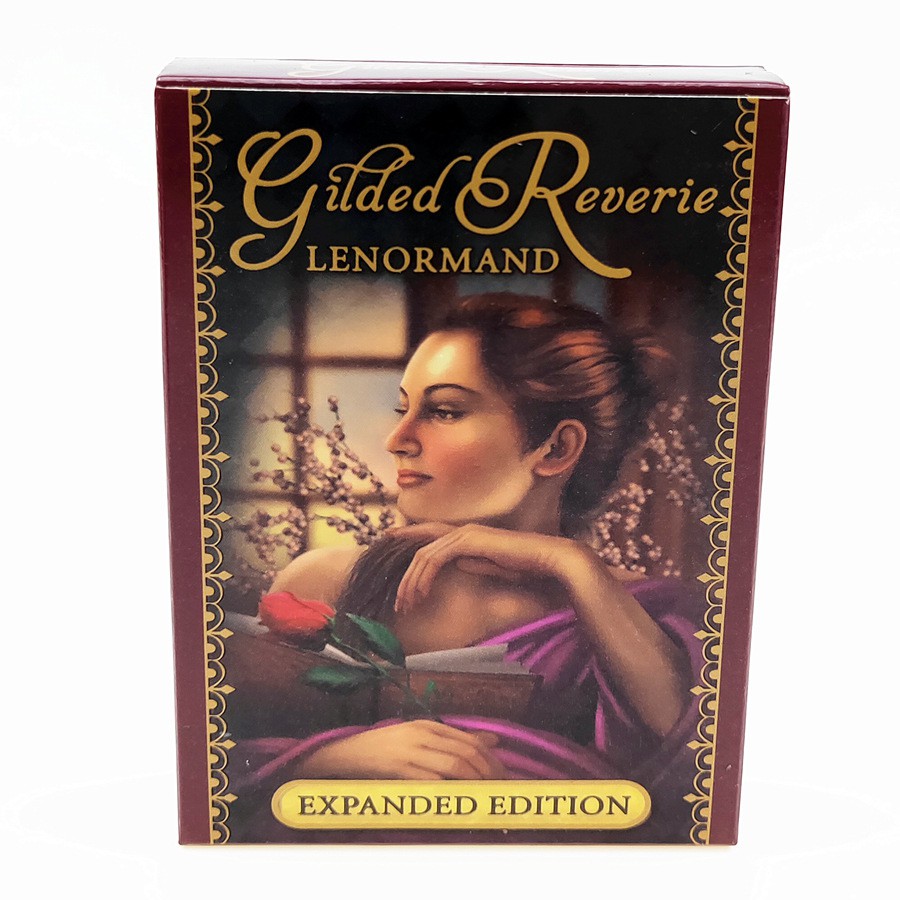 Combo Bộ Bài Bói Tarot Gilded Reverie Lenormand – Expanded Edition Cards M3 và Túi Nhung Đựng Tarot