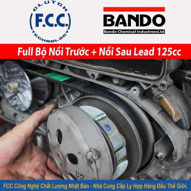 Bộ côn / bộ nồi lead 125 chính hãng