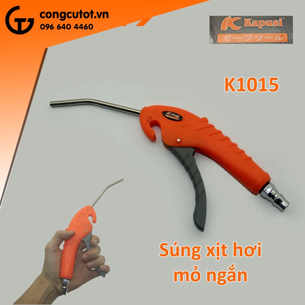 Súng xịt hơi xì khô thân nhựa mỏ ngắn Kapusi K1015