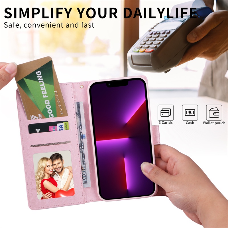 Bao Da Điện Thoại Dạng Ví Nắp Lật Họa Tiết Đá Hoa Cương Sang Trọng Cho Samsung Galaxy S20 Ultra S20 Plus S20 + S20 FE 2022 5G A32 A51 4G Ốp