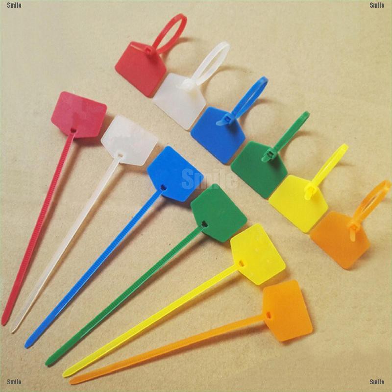 Set 100 Phụ Kiện Đánh Dấu Dây Cáp Mạng Nhiều Màu Sắc Tiện Lợi