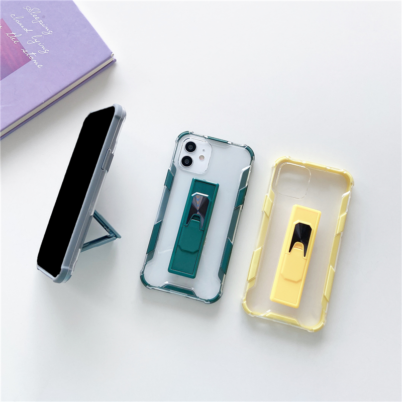 (Nơi)Huawei mobile phone case y8s y8p y9-2019 p-smart-s new style with ring bracket transparent all-inclusive anti-fall car magnetic acrylic trend male ultra-thin anti-fall mobile phone case
