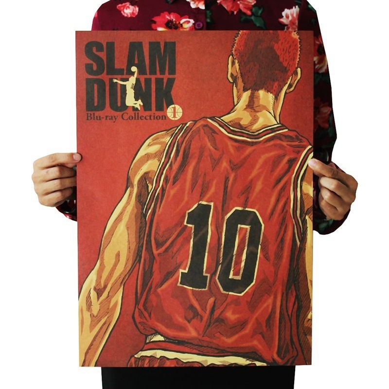 Poster truyện tranh cao thủ bóng rổ Slam Dunk