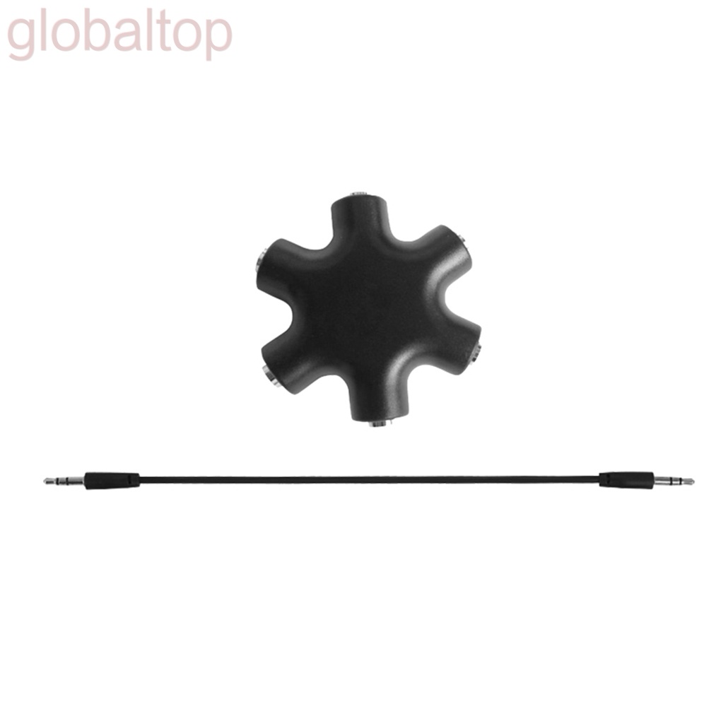 Bộ Chia Âm Thanh Từ 1 Ra 5 Cổng 3.5mm Cho Điện Thoại / Laptop / Máy Tính