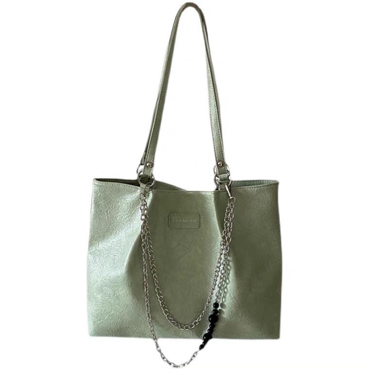 [Hàng Có Sẵn] Túi Tote Đeo Vai Sức Chứa Lớn Thiết Kế Kết Cấu Niche Dành Cho Nữ