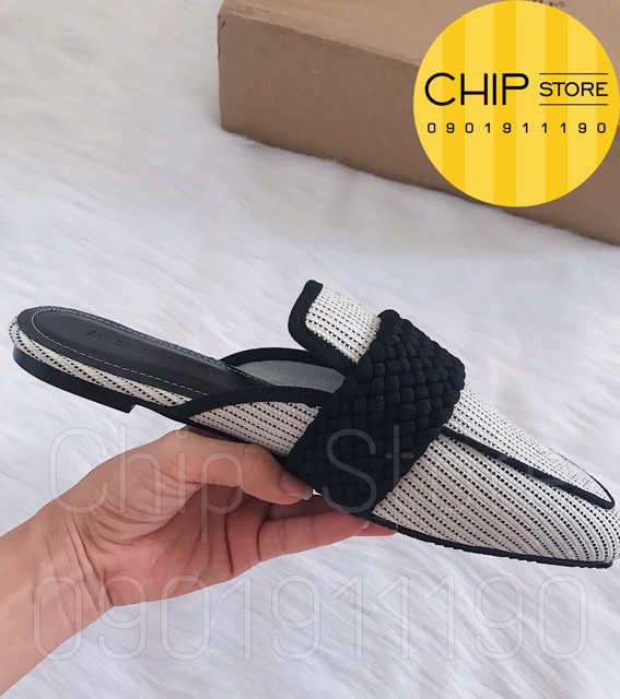 GIÀY BỆT SỌC TRẮNG ĐEN (kèm ảnh thật) | BigBuy360 - bigbuy360.vn