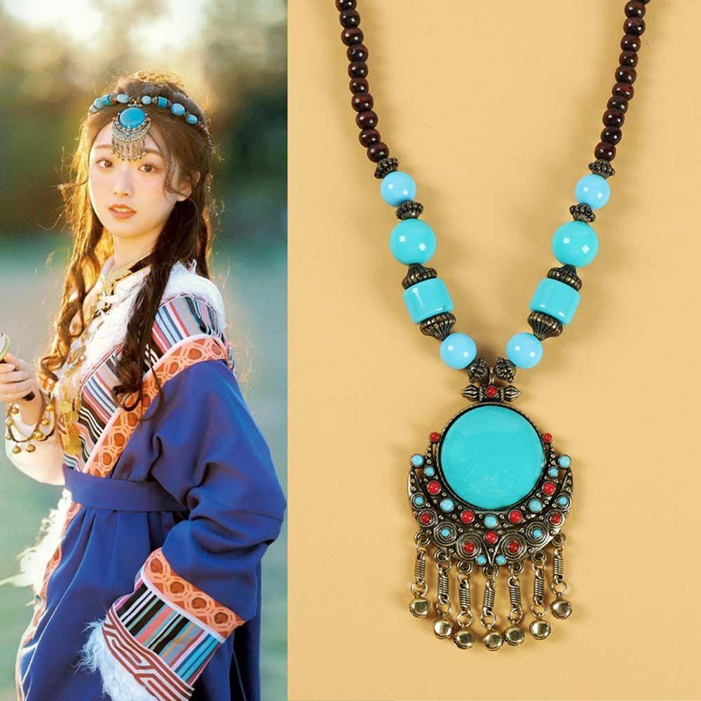 LILYES Vòng cổ Mặt Vương Miện Phong Cách Bohemia