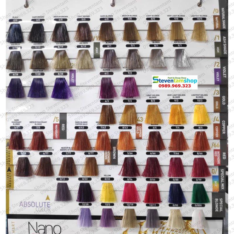 Nhuộm Lavox thời trang mã 2-0