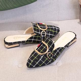 Giày Mules Nữ Phẳng