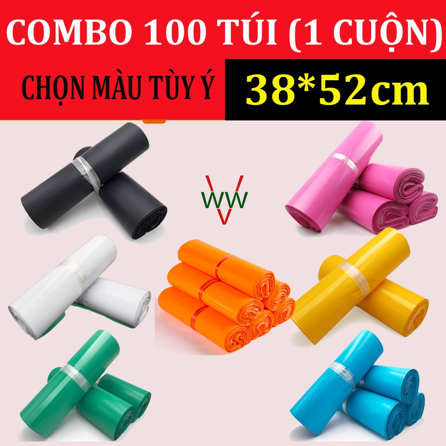 [ĐỘC NHẤT] 100 Mua Túi (1 CUỘN) Túi niêm phong PE size 38x52cm giá lẻ rẻ như giá sỉ, uy tín, chuyên nghiệp