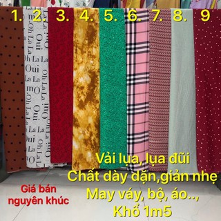 Vải đẹp hàn quoc