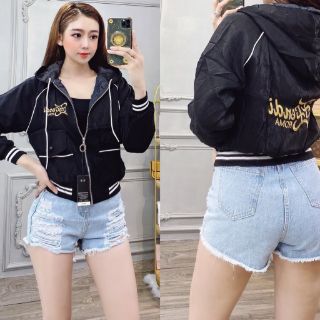 Áo khoác phi xà cừ túi nắp hàng đẹp