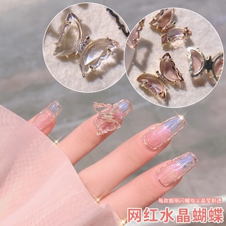 Charm bướm, Charm bướm đá cao cấp trang trí móng