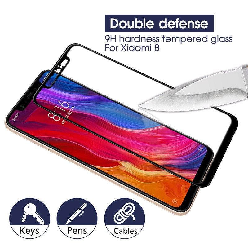 Kính cường lực bảo vệ màn hình cho Xiaomi Redmi Note 7 6 5 Pro 5 Plus 6A mi 8 A2 Lite