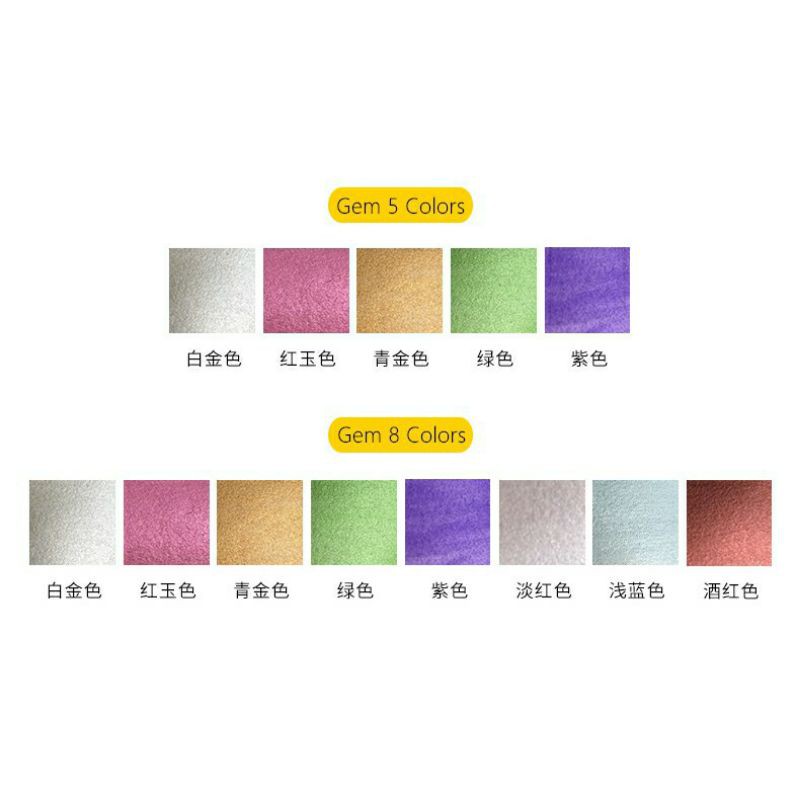 Màu nhũ superior set 5-8 màu