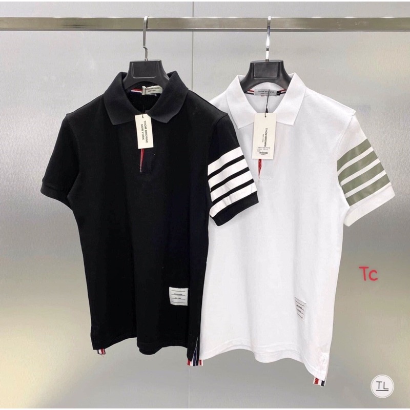 [ BÁN SỈ ] Áo POLO Bốn Vạch Chất cotton Su Mềm Mịn Chuẩn Phom UNISEX FREE SIZE 40-65kg