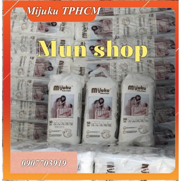 Bỉm quần Mijuku M50/L50/XL50/XXL50/XXXL50 (bao bì mới)