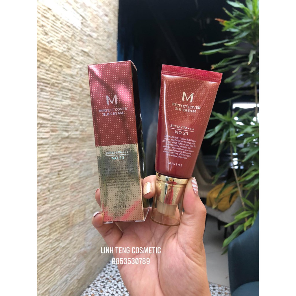 [Auth-Fullsize] Sale kem nền đa năng tạo độ che phủ hoàn hảo Missha M Perfect Cover BB Cream | BigBuy360 - bigbuy360.vn