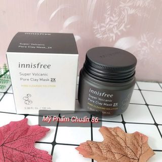 Mặt nạ đất sét Innisfree Super Volcanic Pore Clay Mask 2X