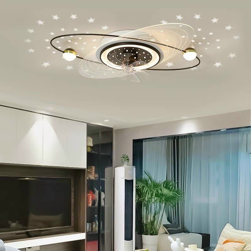 [giá sỉ]Đèn quạt ốp trần 3 đê.   hiện đại với 3 chế độ ánh sáng trang trí nội thất hiện đại [ ẢNH VIDEO THẬT 100%].