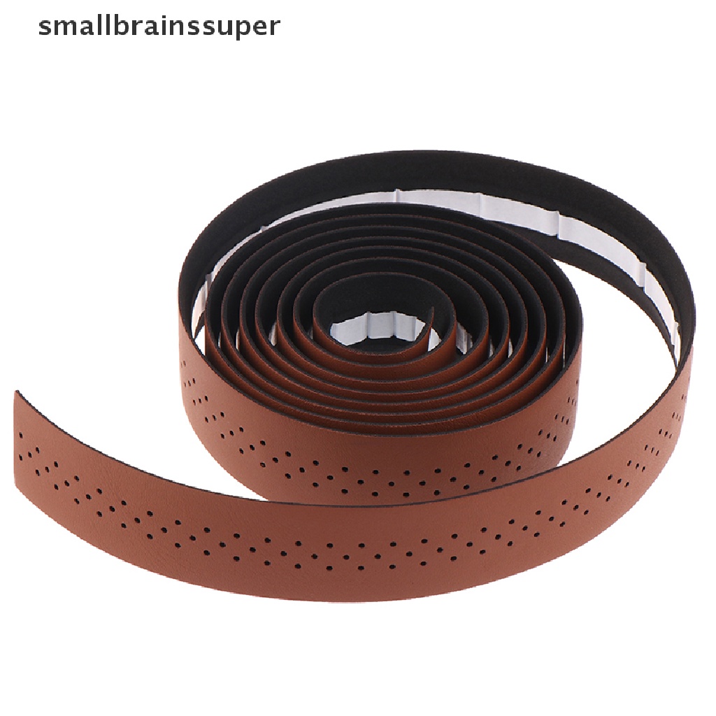 Smallbrainssuper Băng Quấn Tay Lái Xe Đạp Bằng Da PU Mềm Mại Thoáng Khí