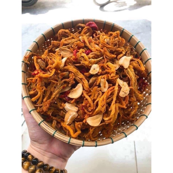 KHÔ HEO CHÁY TỎI HŨ 300gr