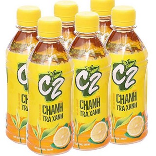 Lốc 6 Chai Trà Xanh C2 Hương Chanh