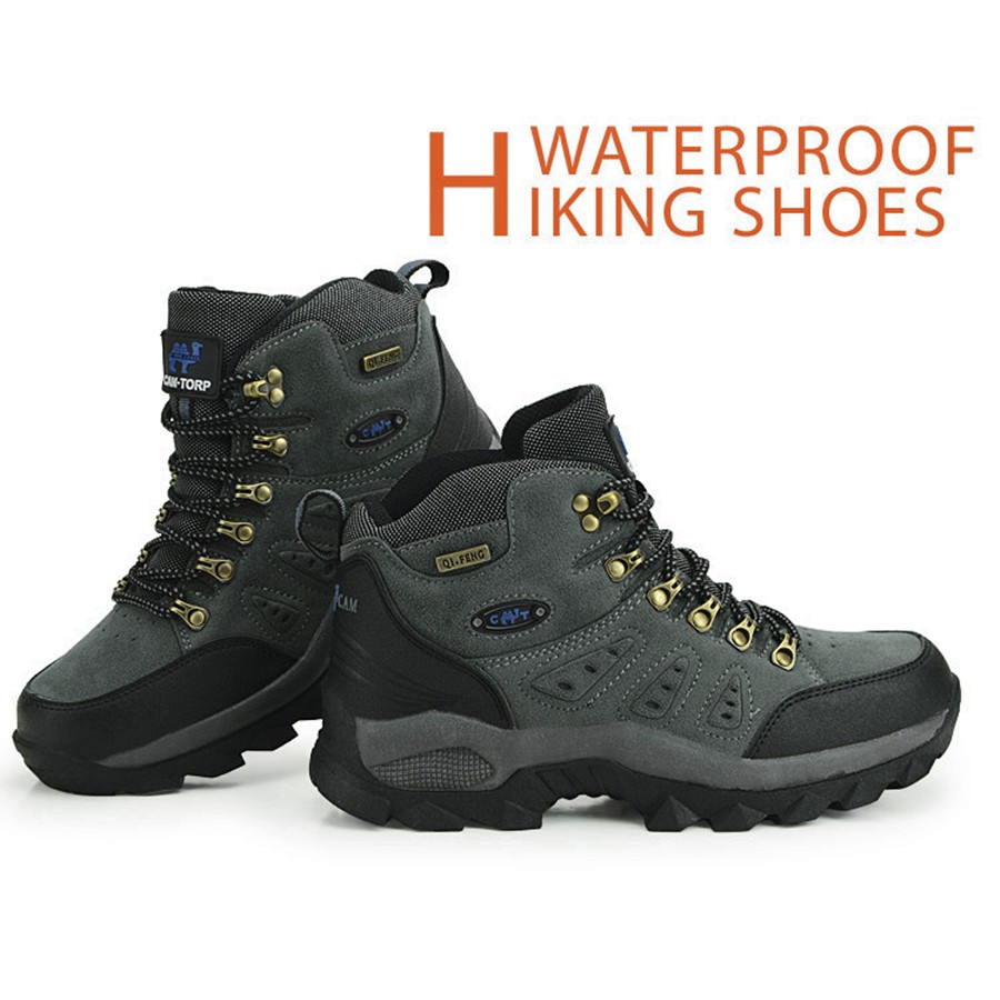 HOT-Hàng Chuẩn- Giày Leo Núi Cổ Cao Chống Trượt Chất Lượng Cao Cho Nam-Nữ - FYT011 | BigBuy360 - bigbuy360.vn