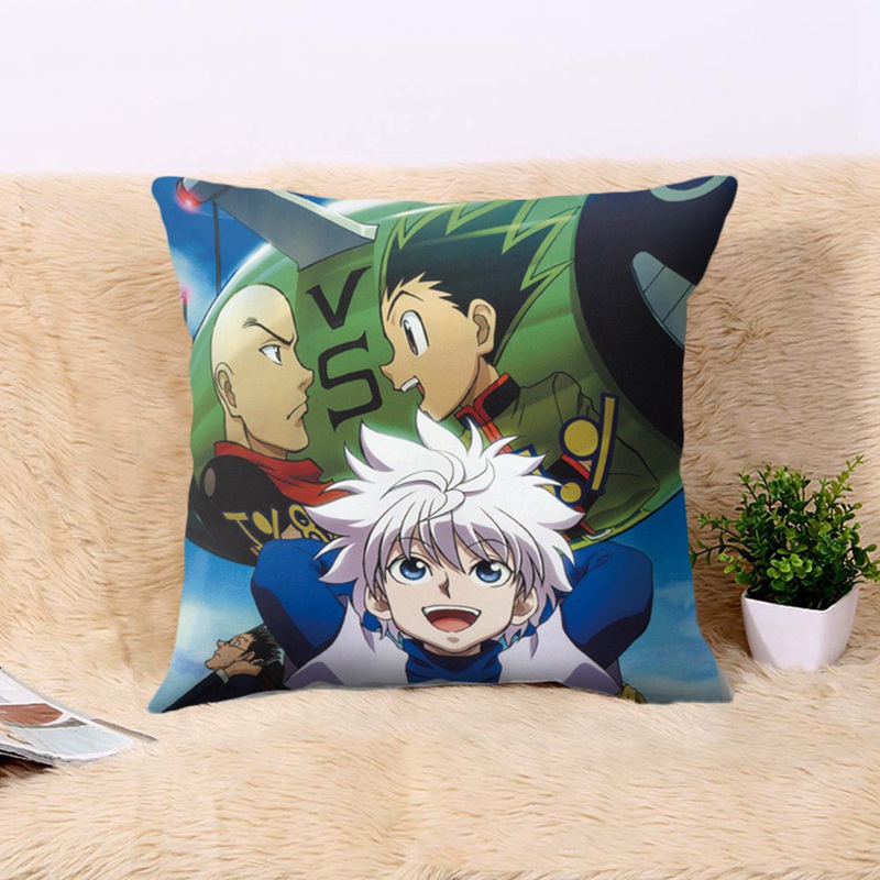 Vỏ Gối Họa Tiết Hoạt Hình Jinfucha Hunter X Hunter Zoldyck Killua Dễ Thương 45x45cm Pw2104