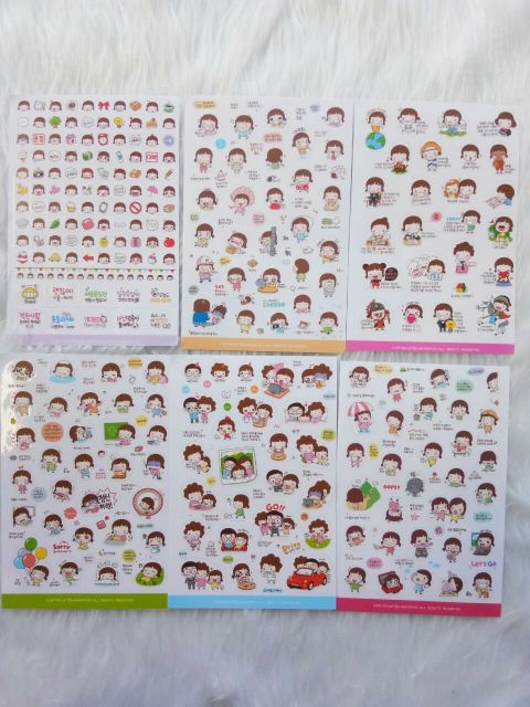 Sticker Cô gái Tóc Ngắn