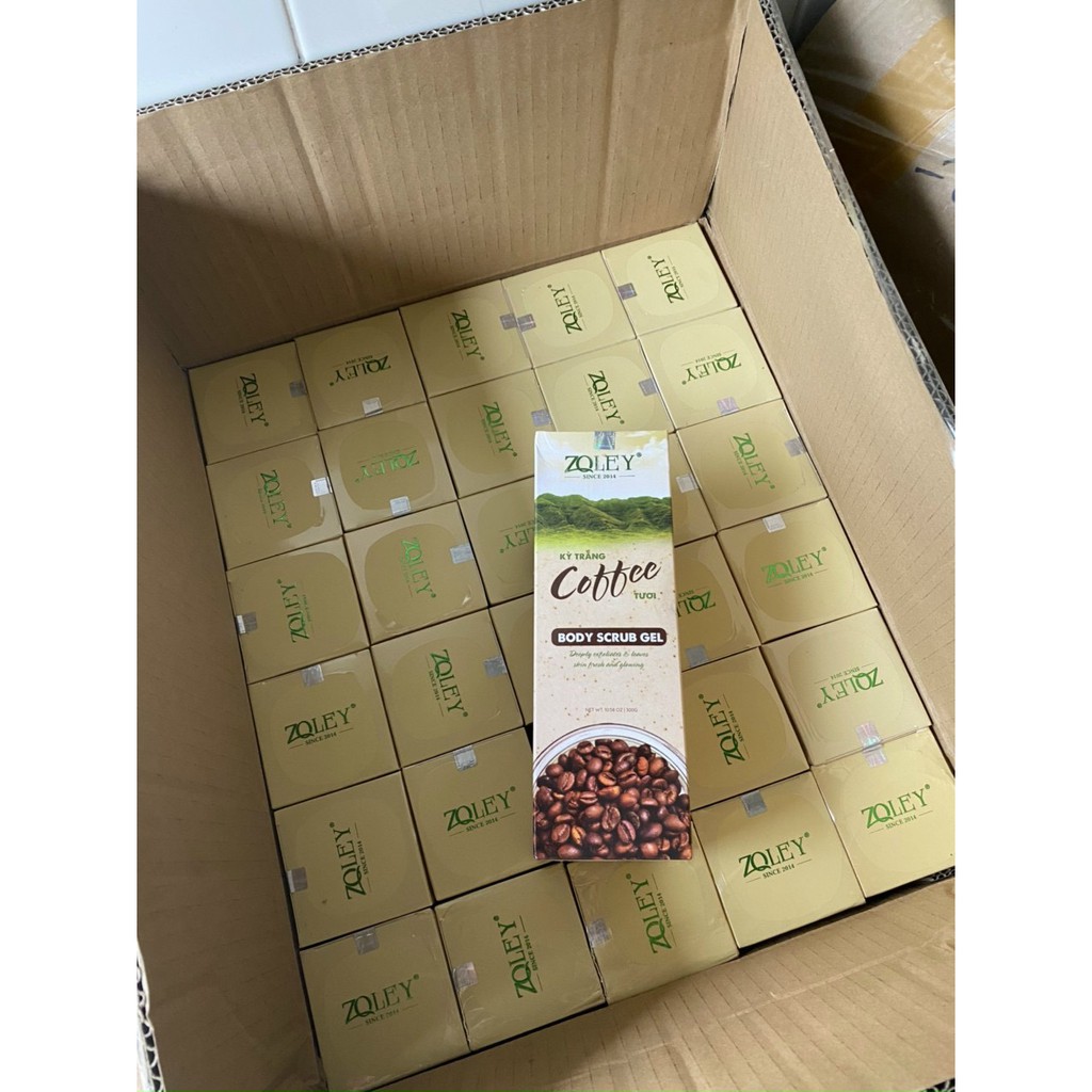 ZOLEY COFFE TẨY TẾ BÀO CHẾT CHO DA MẶT, TOÀN THÂN - 300gram ( HÀNG CHÍNH HÃNG)
