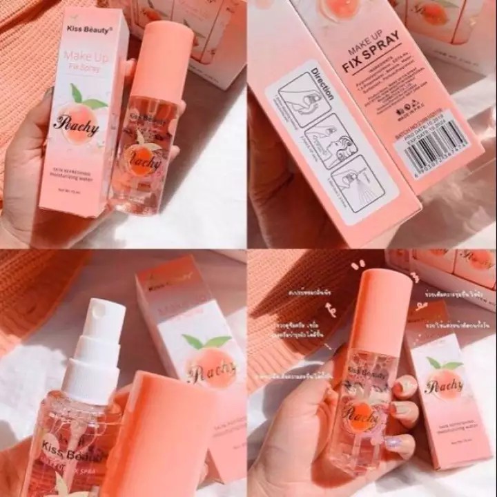 Xịt Khoáng Khóa lớp Nền Trang điểm Kiss Beauty Peachy 75ml - BOBSHOP | BigBuy360 - bigbuy360.vn
