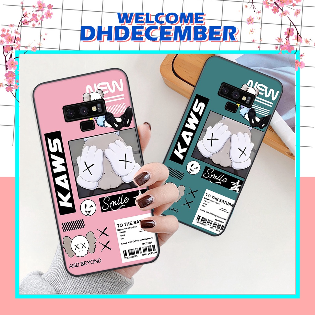 Ốp lưng Samsung Galaxy NOTE 9 in hình gấu K@ws, gấu nâu, dor@emon RẺ- ĐẸP- BỀN