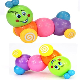 Lovely Colorful Caterpillar Wind-up Toys Kids Baby Developmental Educational Toy