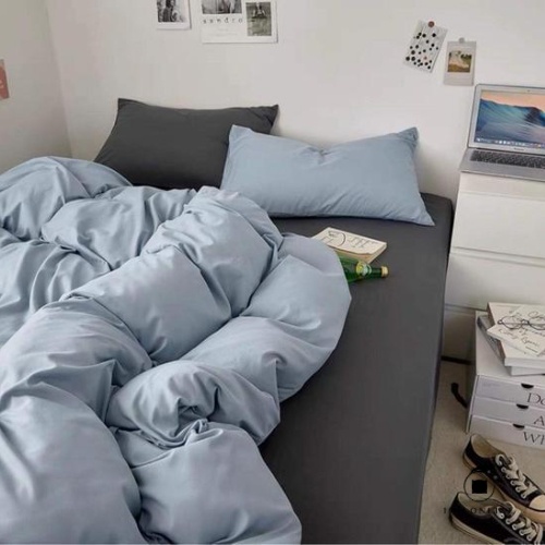 🍃 Bộ sưu tập Chăn Ga Gối 4 [CÓ CHĂN LÓT BÔNG THÔNG MINH] Cotton Basic đơn giản 🍃 | BigBuy360 - bigbuy360.vn
