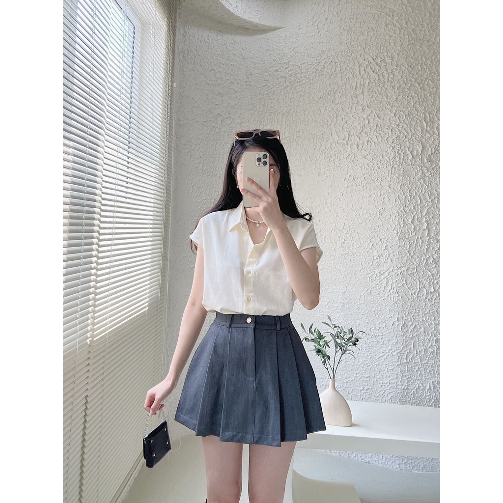 Váy Jean 2 ly - Jin Skirt - Tyribee Clothing