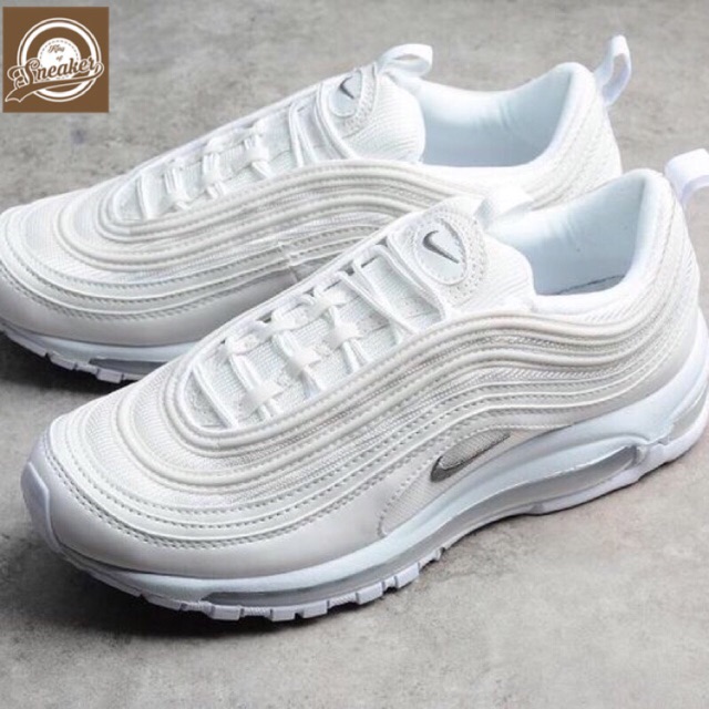 SALE NEW | Bán Chạy | Giầy thể thao AIR MAX 97 full trắng đế xám thời trang nam nữ dạo phố . 2020 2020 WT ' SALEEEEEEEE
